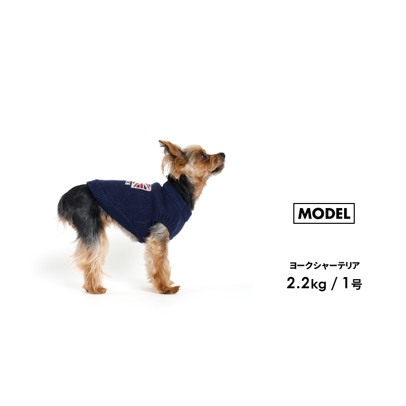 フラッグスタンダードニット1-4号2L-3L】犬 服 フラッグ柄 国旗