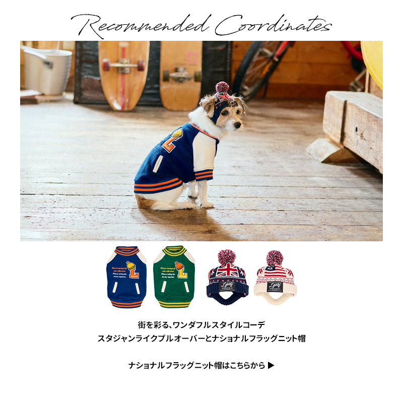 LIFELIKE（ライフライク） スタジャンライクプルオーバー5号 犬 服