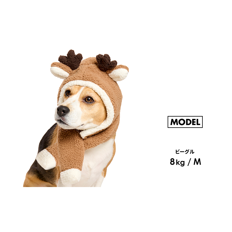 LIFELIKE（ライフライク） クリスマスマフラーキャップS 犬 猫