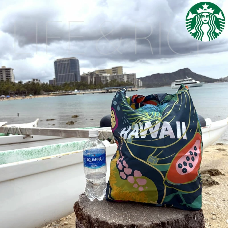 【ハワイ限定】STARBUCKS 水筒＆エコバックのセット ハワイ限定】STARBUCKS 水筒＆エコバックのセット スターバックス