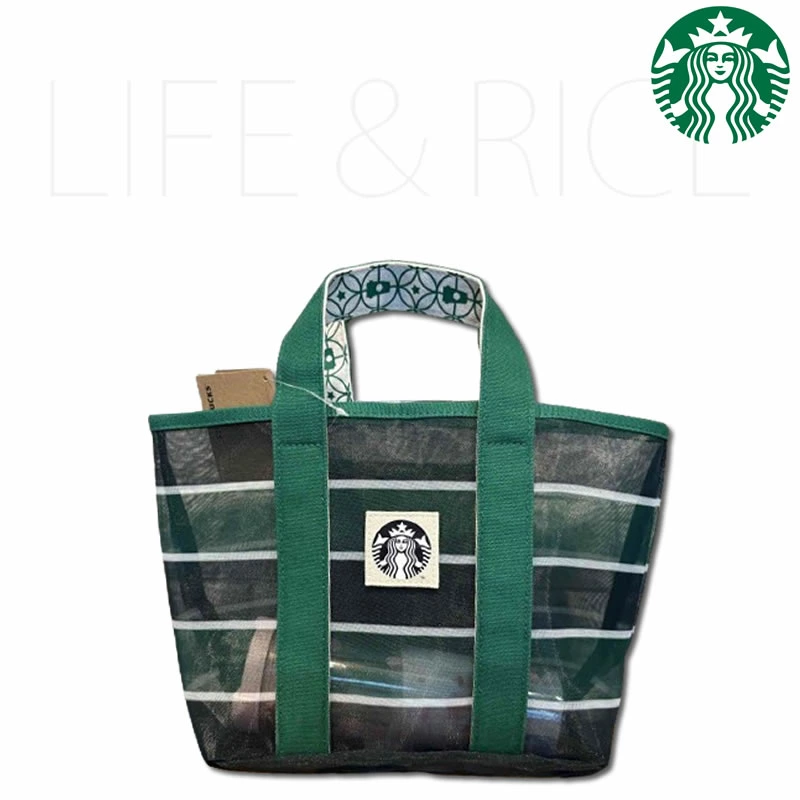 Starbucks2025トートバッグ スターバックス 海外中国2025春の花 刺繍のトートーバッグ