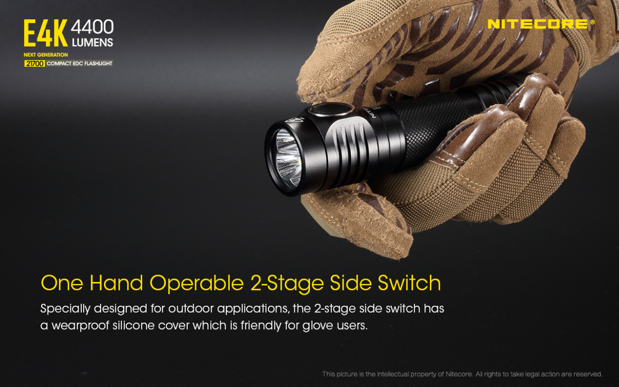 NITECORE（ナイトコア） NITECORE E4K LEDライト E4K ライト 懐中電灯