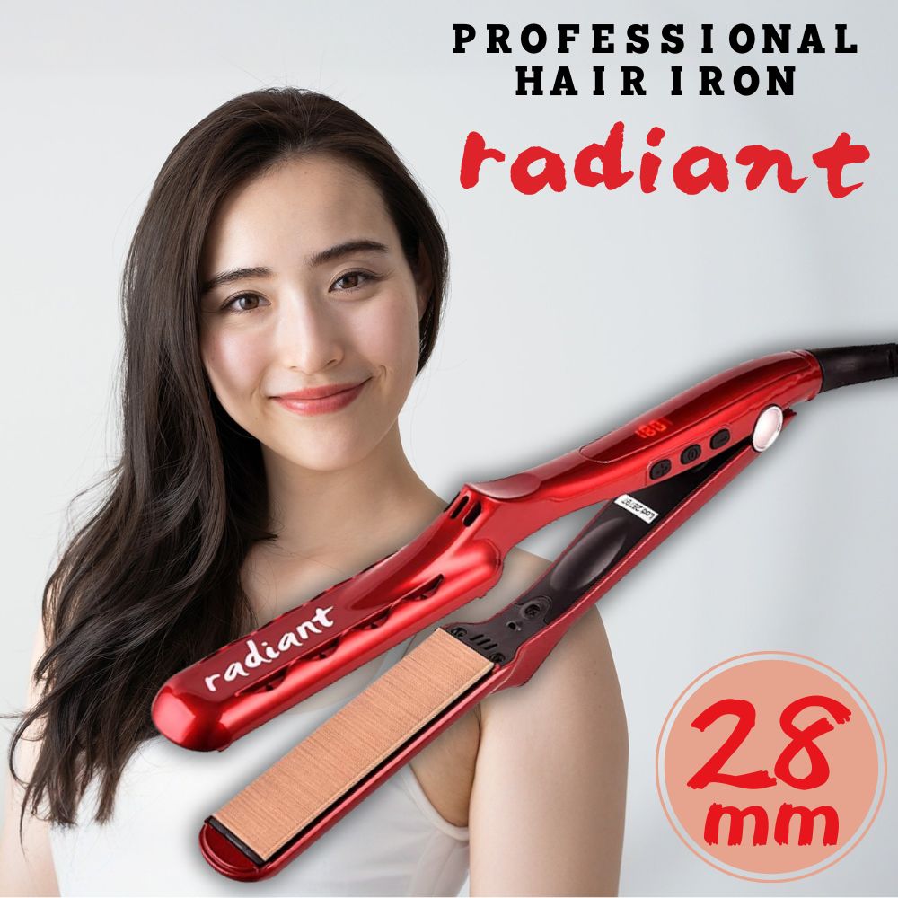 ラディアント 28mm シルクプロアイロン ストレートアイロン ヘアアイロン ヘアーアイロン アイロン ストレート コテ シルクプレート  radiant B NEXT : 1x265y1y4 : ライフパートナーズストア - 通販 - Yahoo!ショッピング