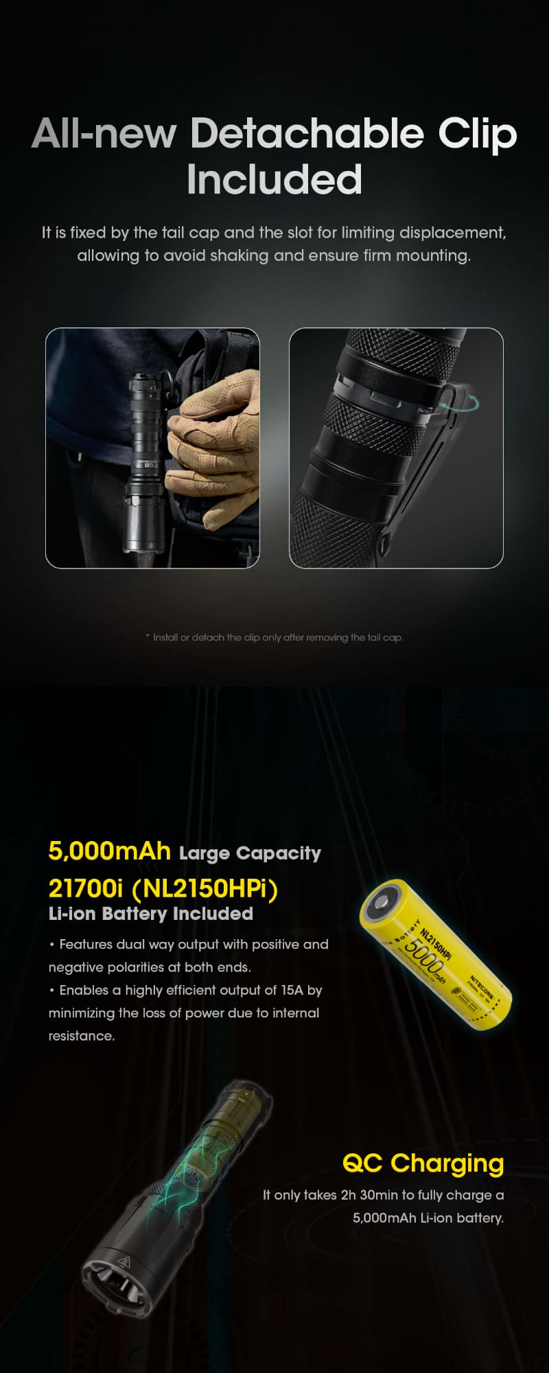 NITECORE（ナイトコア） ( SRT7i ) タクティカル フラッシュライト