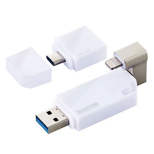 エレコム iPhone iPad USBメモリ Apple MFI認証 Lightning USB3.2(Gen1 