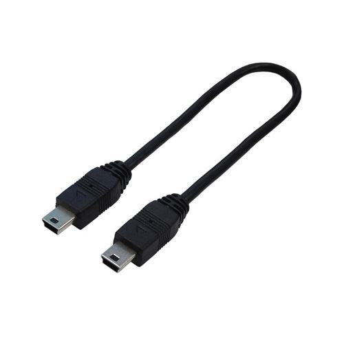 変換名人 10個セット 極細USBケーブルAオス-miniオス 5m USB2A-M5