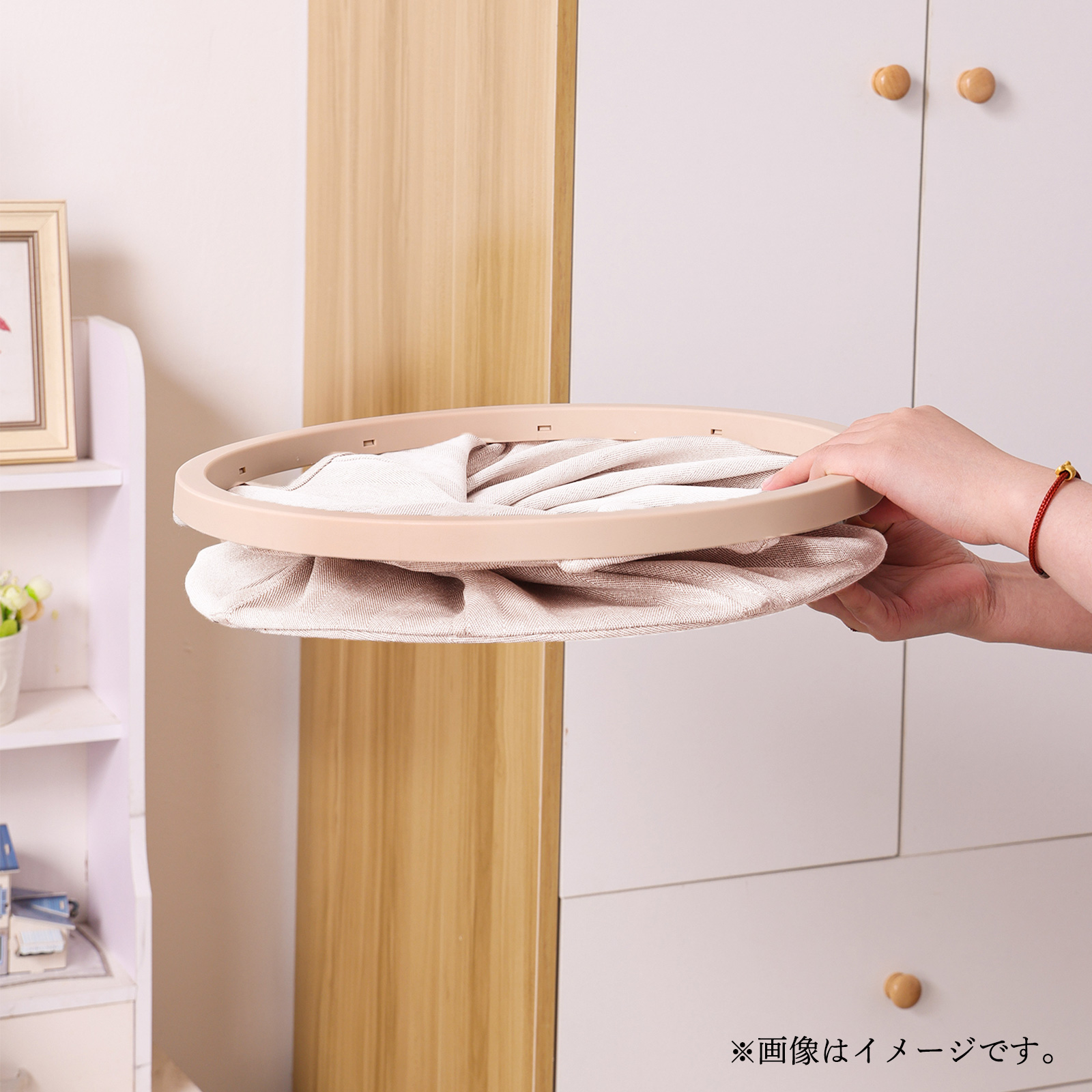 折りたたみ式 ツイストボックス 2個セット 角型・丸型 収納