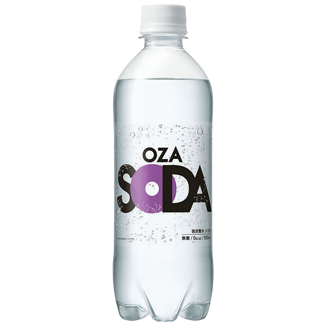 ラベルレスも選べる★強炭酸 OZA SODA!! 炭酸水 500ml 24本 最安値に挑戦中 送料無料 無糖 レモン LDC ソーダ　シリカ