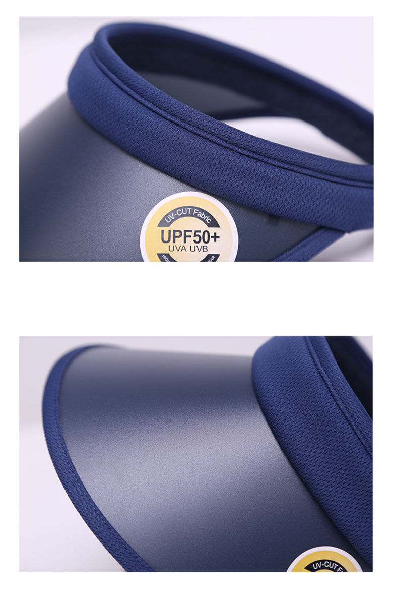 UVサンバイザー アクア