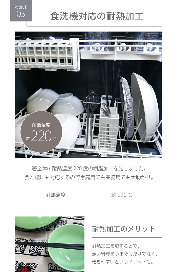 箸 日本製 すべらない 100膳入り箸セット 22.5cm プラスチック エコ箸