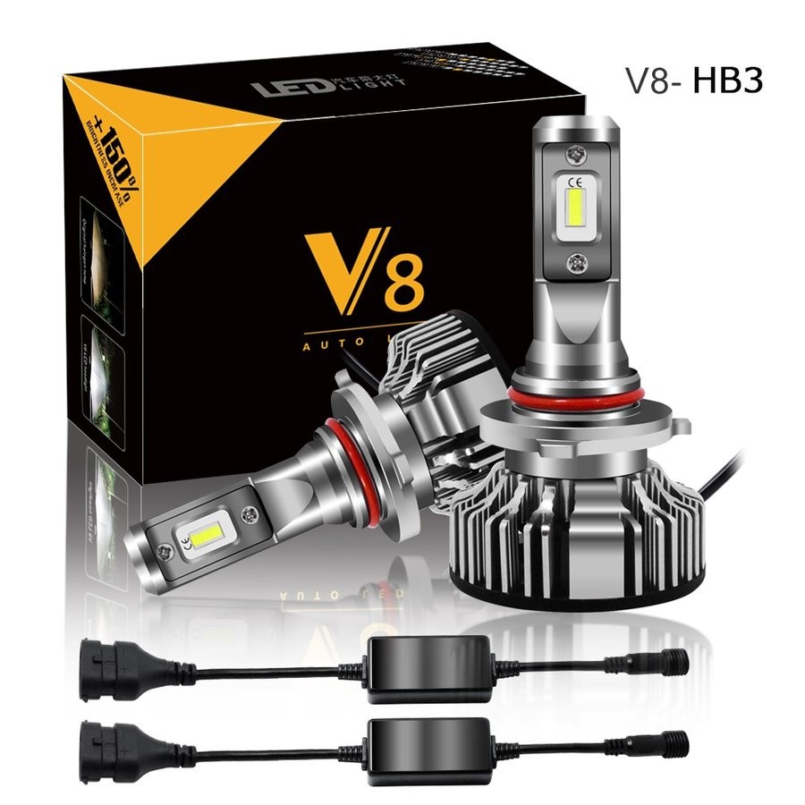 LEDヘッドライト V8 フォグランプ H4 Hi/Lo H7 H8 H9 H11 H16 HB3 HB4 車検対応 16000LM 50W VLチップ 6500K 2本セット 送料無料｜lifeideas｜05