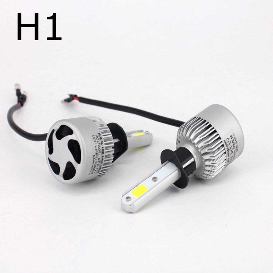 LEDヘッドライト X2 フォグランプ H4 H1 H3 HB3 HB4 H7 H8 H11 H16 COBチップ搭載 DC12V専用 72W  8000ルーメン 6500K ホワイト 2本セット 送料無料 :X2:Life Ideas - 通販 - Yahoo!ショッピング