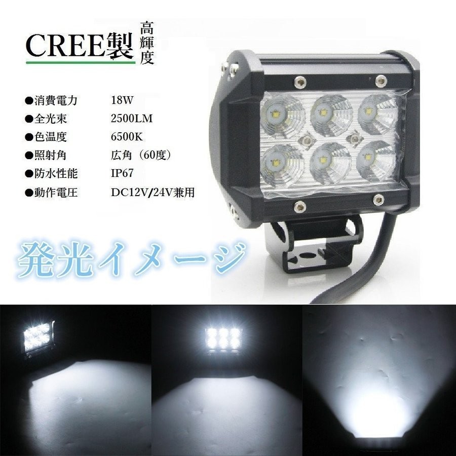 楽天市場】即納！【2個セット】64連 192W LED作業灯 LED ワーク