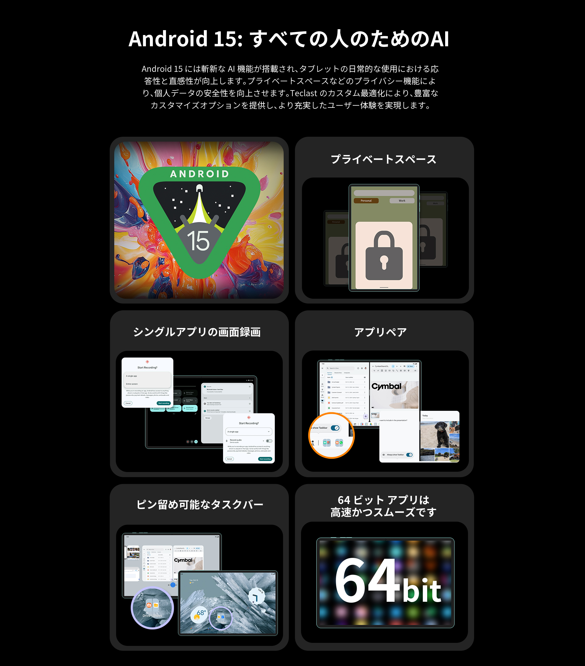 【新品未使用】TECLAST T50Plus Androidタブレット11インチ TECLAST 【12時迄当日発送】Android15 タブレット 11インチ TECLAST