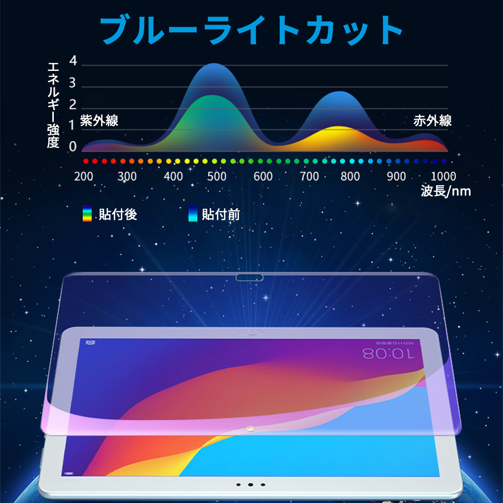 Vankyo MatrixPad S30 タブレット 10インチ 保護フィルム ブルーライト 