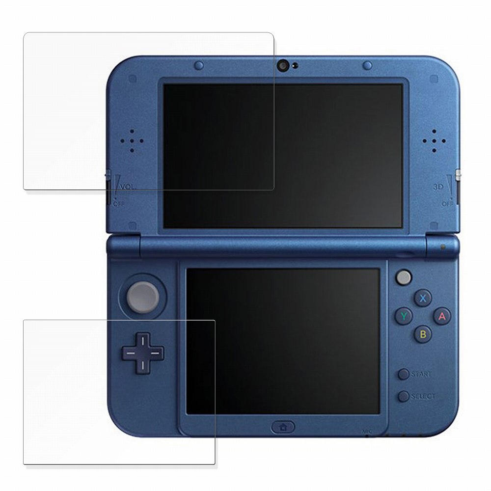 Nintendo Newニンテンドー3DS LL( 上・下画面 ) 向けの 保護フィルム 