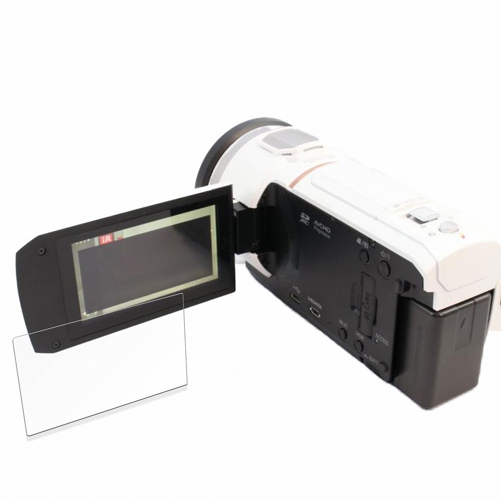 Panasonic HC-VX1M 用 ガラスフィルム (極薄ファイバー) 保護フィルム  9H高硬度 光沢仕様 日本製｜lifeinnotech1