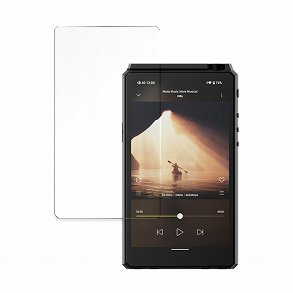 HiBy Music R6 III 向けの 保護フィルム 曲面対応 光沢仕様 キズ修復 日本製｜lifeinnotech1