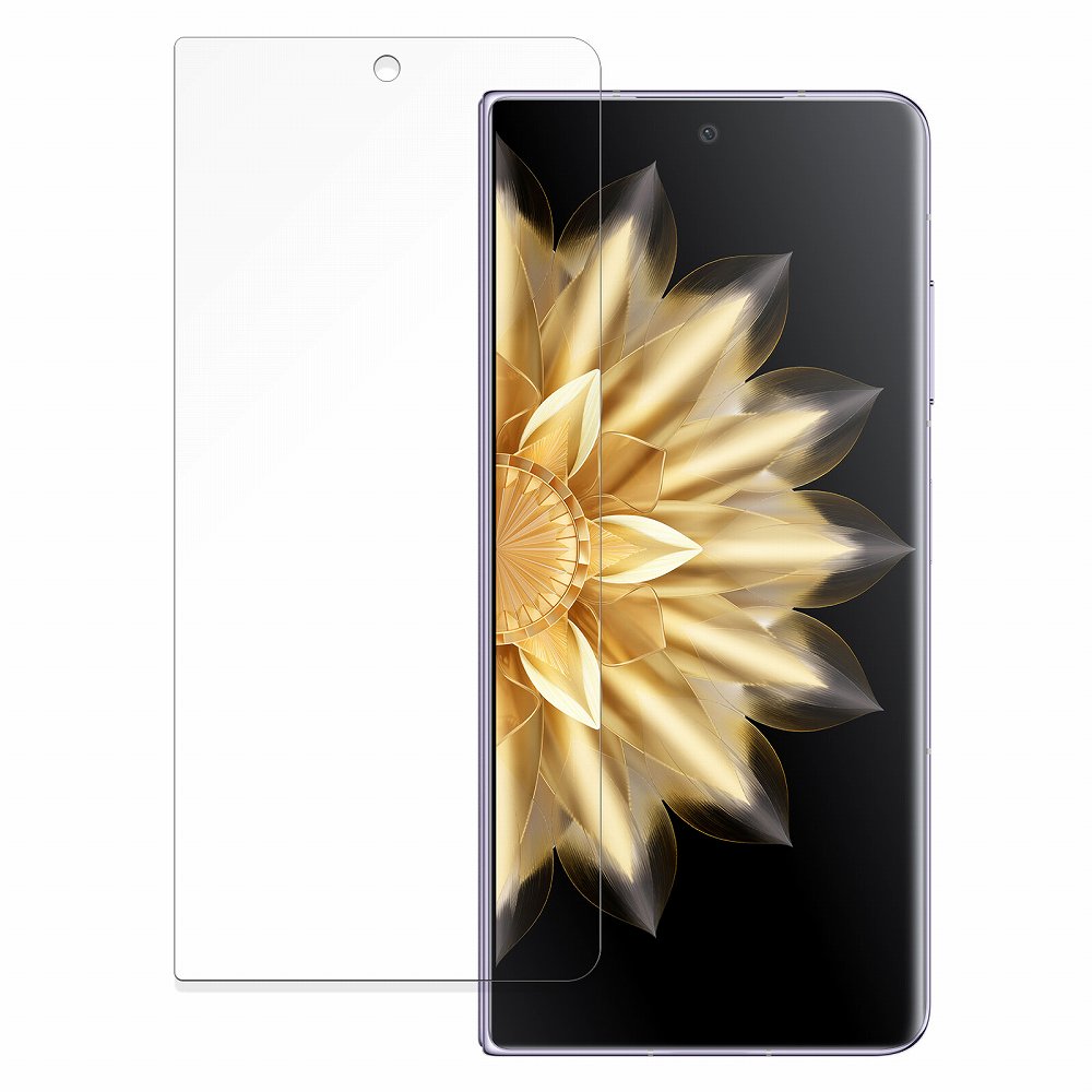 HONOR Magic V2(背面画面用) 向けの 保護フィルム 曲面対応 光沢