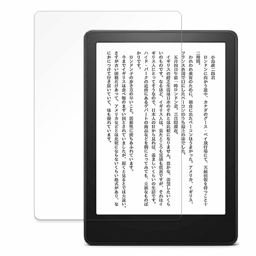 Kindle Paperwhite シグニチャー エディション (第11世代 / 2021年発売モデル) 向けの 保護フィルム 光沢仕様 ブルーライトカット フィルム 日本製｜lifeinnotech1