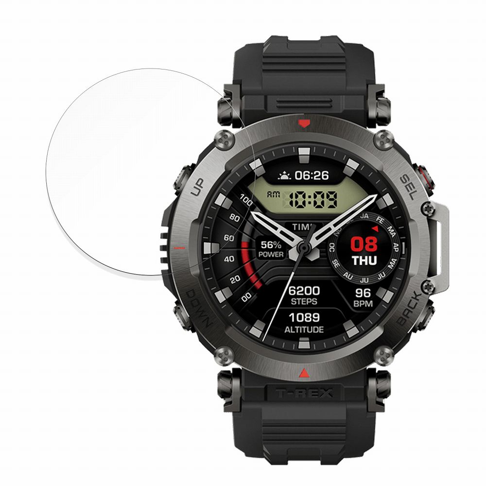 Amazfit T-Rex Ultra 用 保護フィルム 9H高硬度 光沢仕様 フィルム 