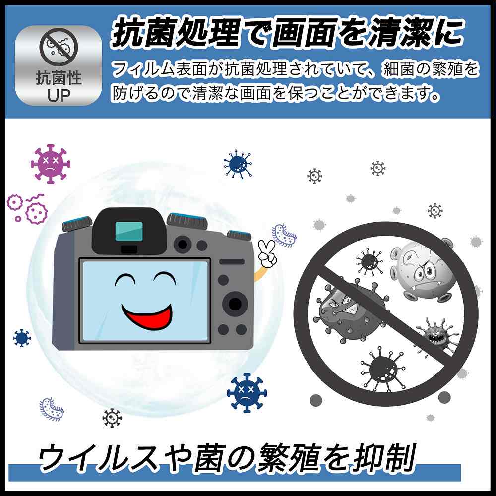 Nikon D850 用 保護フィルム 反射低減 ブルーライトカット フィルム｜lifeinnotech1｜06