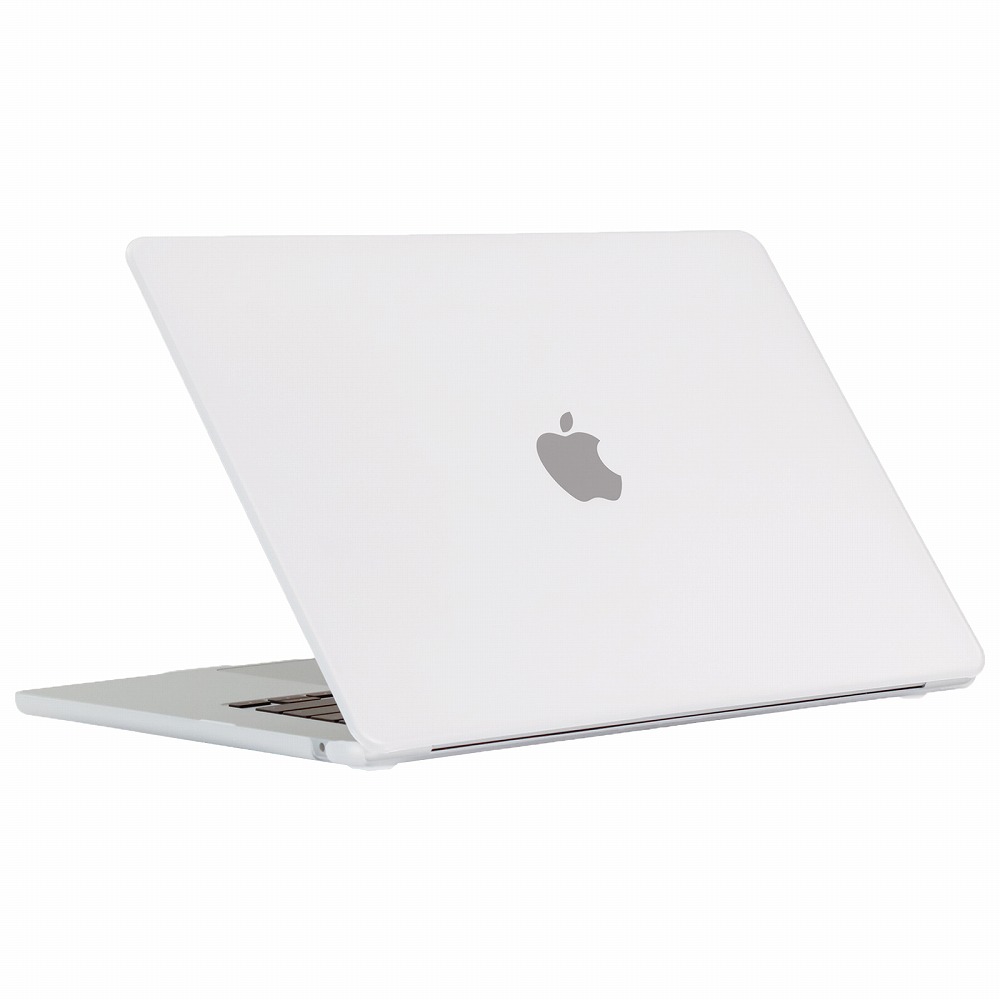 MacBook Air 15 M3 M2 用 ケースカバー つや消し 半透明 ハードカバーノートパソコン 保護カバー マックブックエアー 2024 2023｜lifeinnotech1