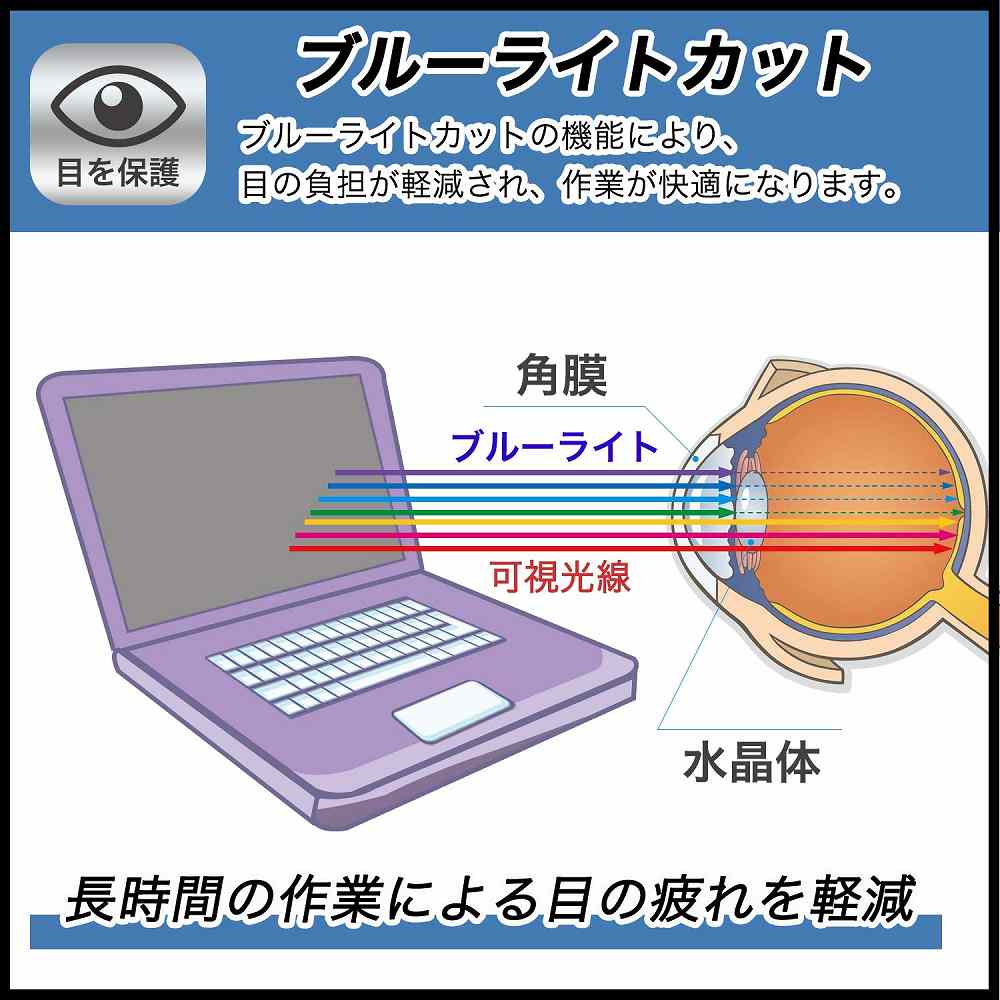ASUS Chromebook Flip CM1 向けの 保護フィルム  9H高硬度 反射低減 ブルーライトカット フィルム 高硬度 日本製｜lifeinnotech1｜03
