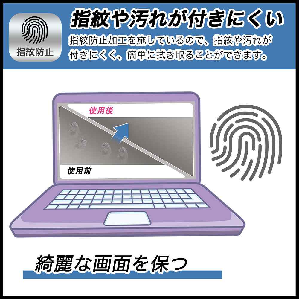 ASUS Chromebook Flip CM1 向けの 保護フィルム  9H高硬度 反射低減 ブルーライトカット フィルム 高硬度 日本製｜lifeinnotech1｜05
