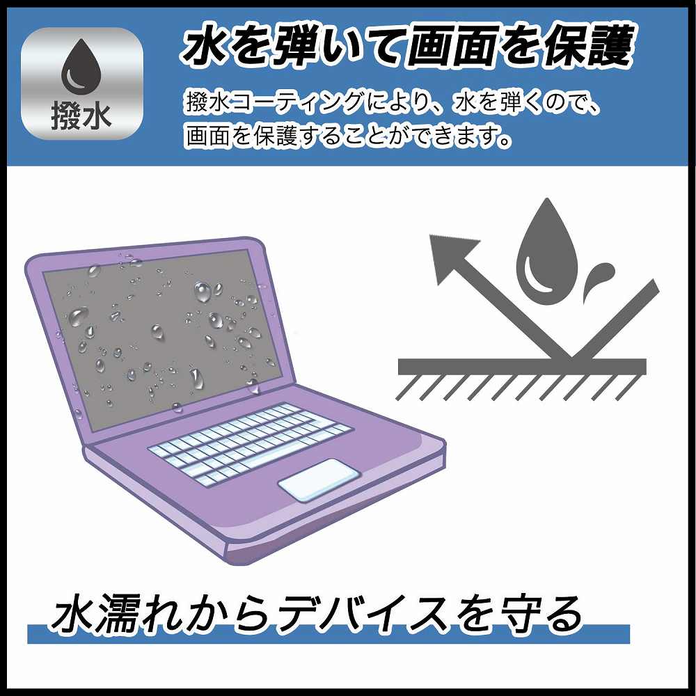 ASUS Chromebook Flip CM1 向けの 保護フィルム  9H高硬度 反射低減 ブルーライトカット フィルム 高硬度 日本製｜lifeinnotech1｜07