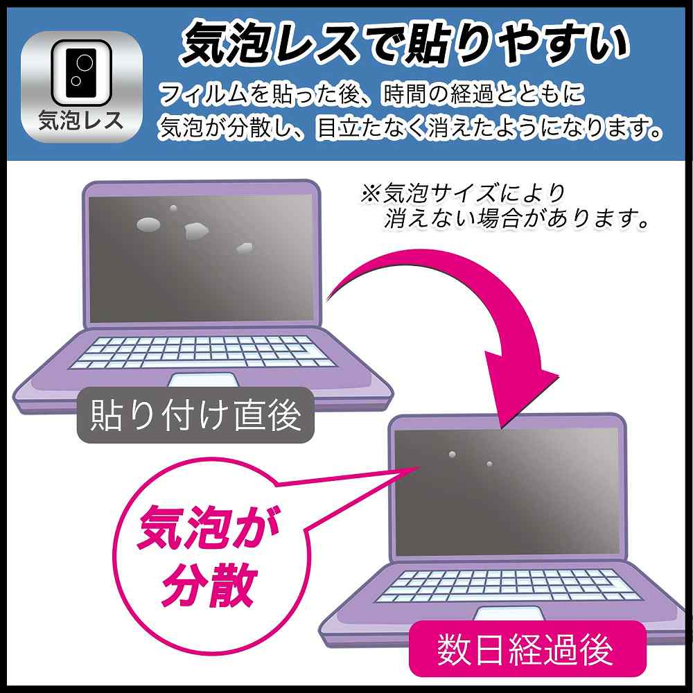 Microsoft Surface Laptop 5 ( 13.5インチ ) 向けの 180度 覗き見防止 フィルム 曲面対応 アンチグレア 日本製