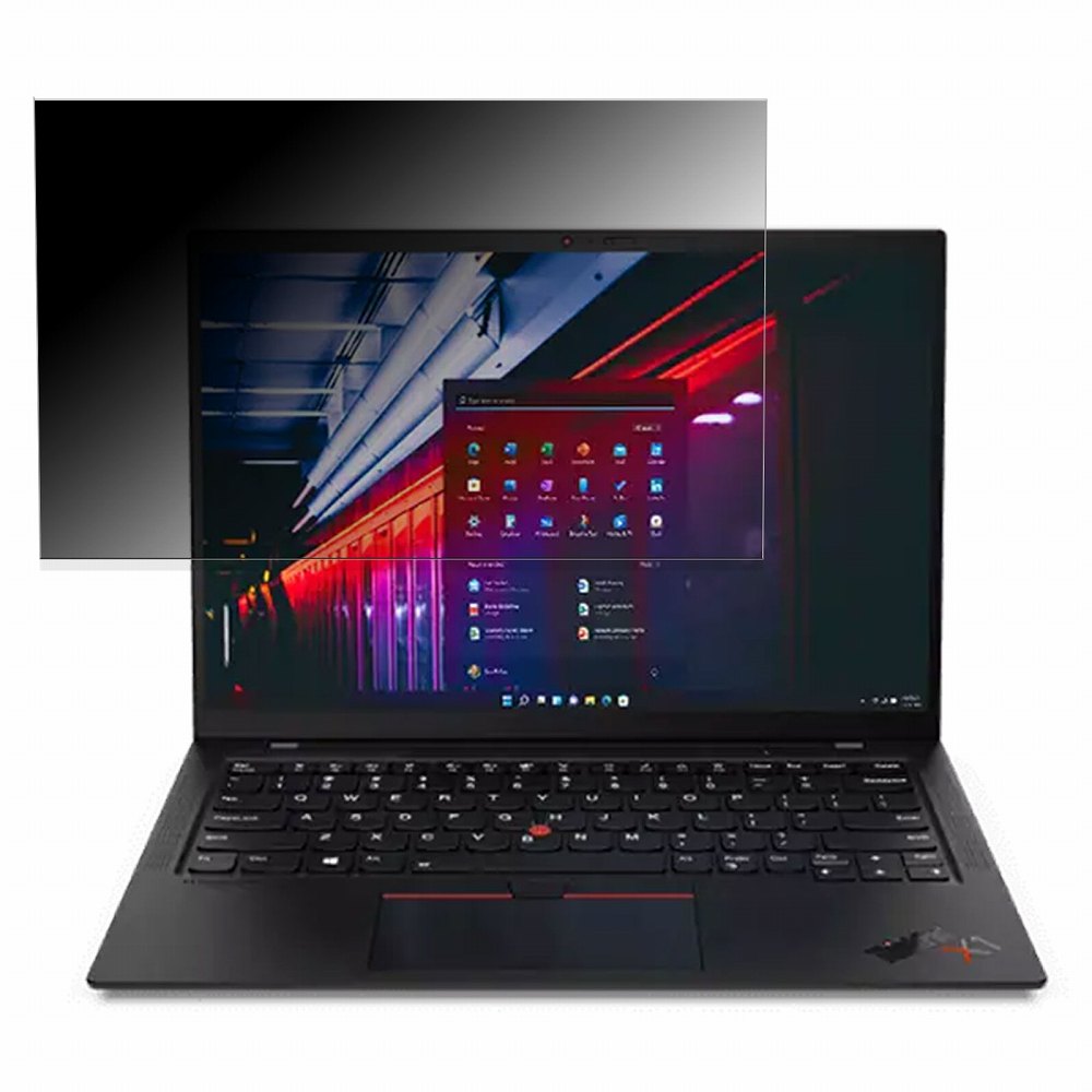 Lenovo ThinkPad X1 Carbon Gen 9 14型 14インチ 16:10 向けの 覗き見防止 プライバシーフィルター タブ・粘着シール式 ブルーライトカット 保護フィルム｜lifeinnotech1