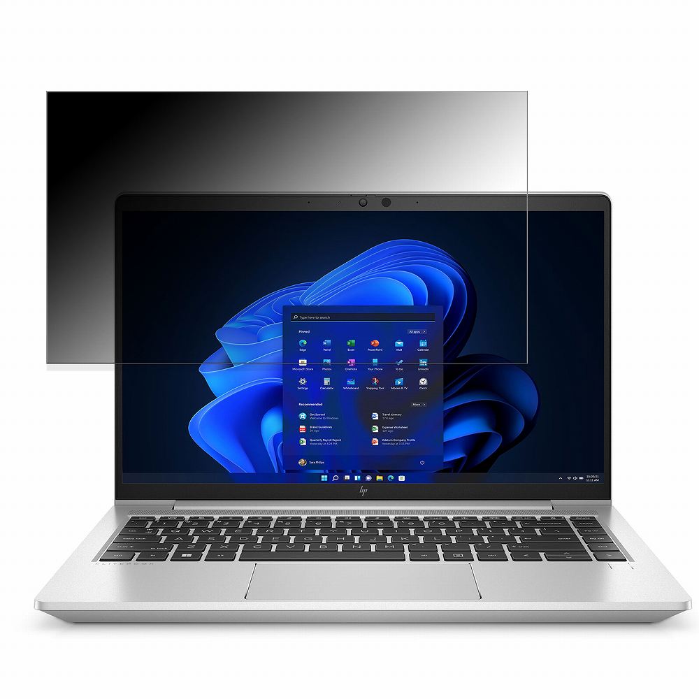 HP HP EliteBook 640 G9 Notebook PC 14インチ 16:10 向けの  180度 覗き見防止 フィルム ブルーライトカット アンチグレア｜lifeinnotech1