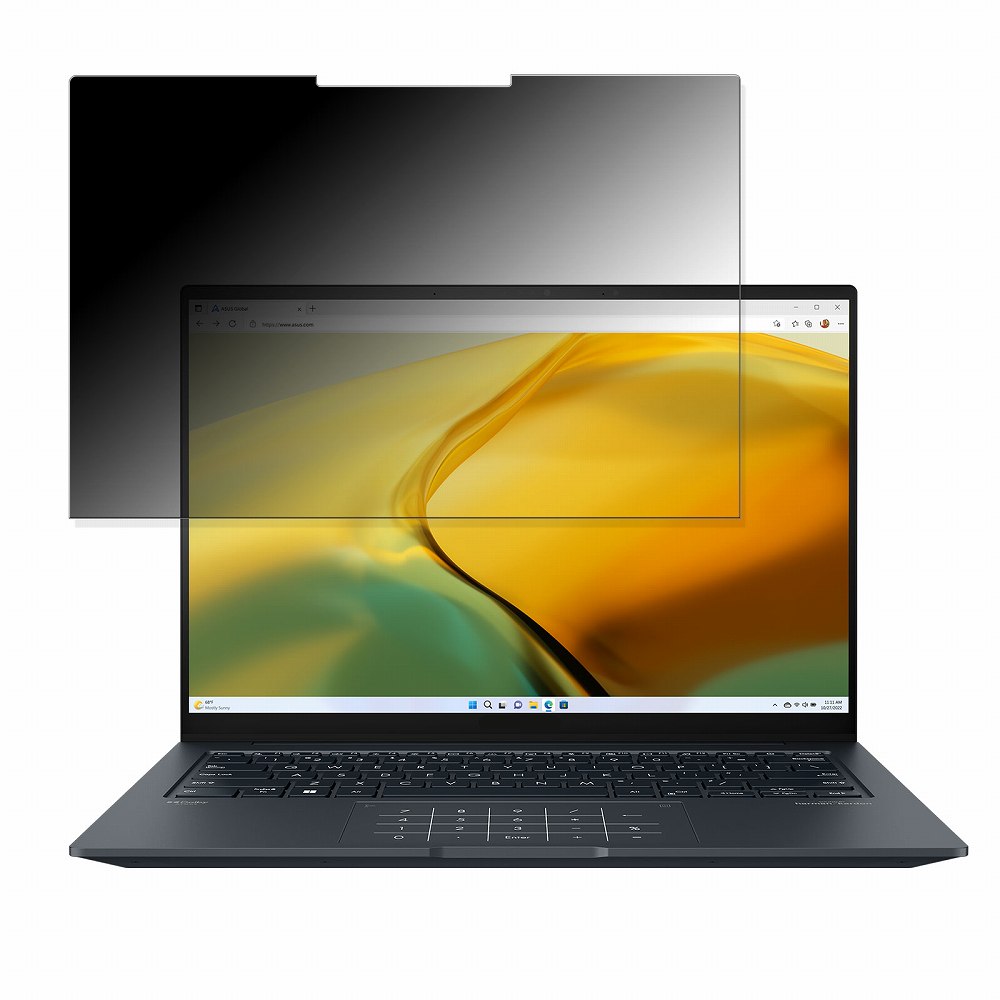 ASUS Zenbook 14X OLED UX3404VA 向けの 180度 覗き見防止