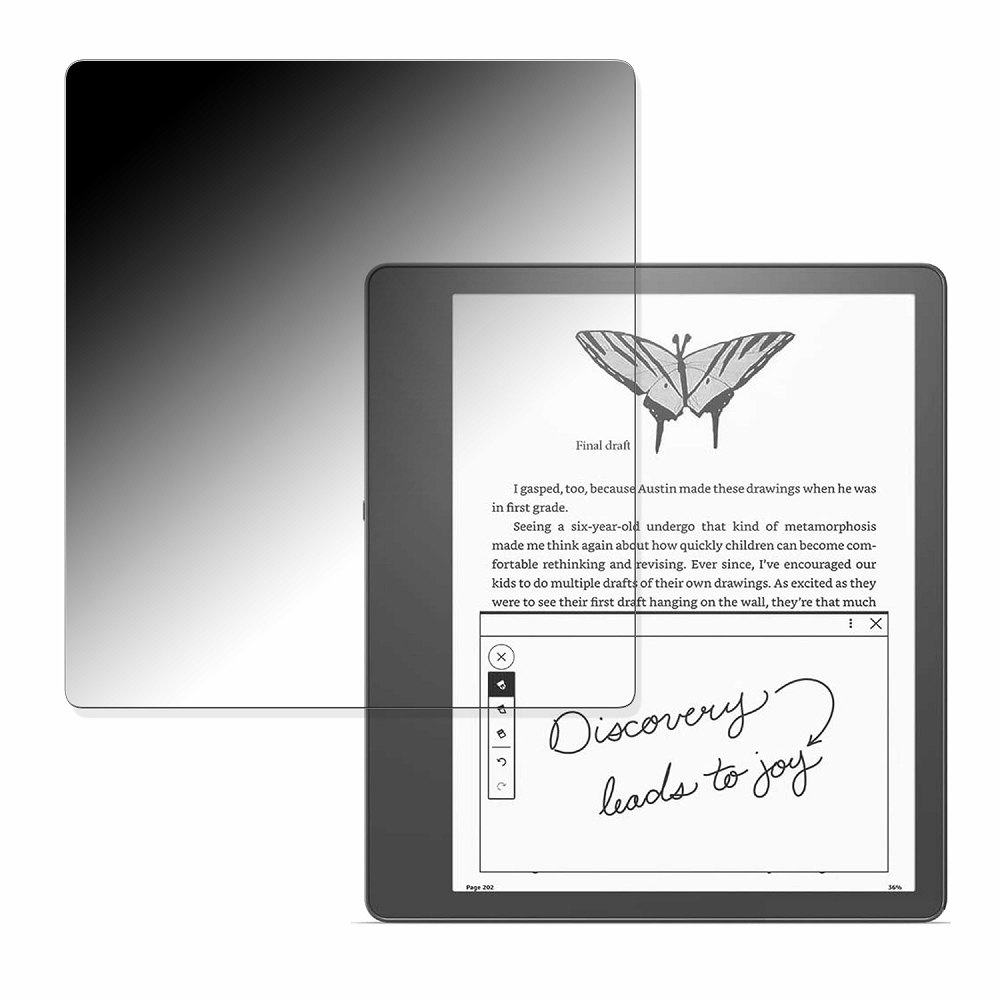 【New】Kindle Scribe キンドル スクライブ 10.2インチ 向けの 180度 曲面対応 覗き見防止 フィルム ブルーライトカット 光沢仕様 | 