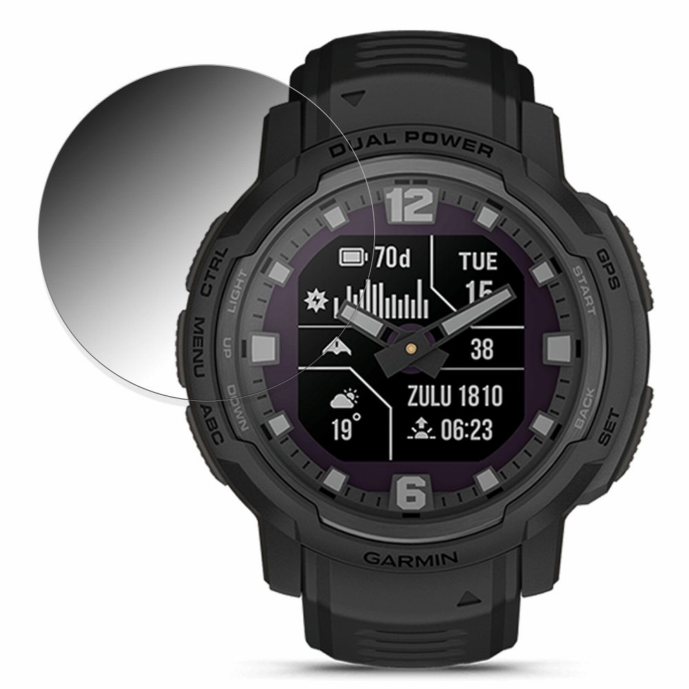 GARMIN Instinct Crossover / Instinct Crossover Dual Power / Instinct Crossover Dual Power Tactical Edition 用 360度 覗き見防止 フィルム｜lifeinnotech1