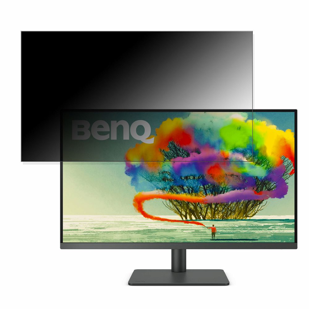 BenQ AQCOLOR PD3205U 31.5インチ 16:9 対応 覗き見防止 プライバシーフィルター ブルーライトカット 保護フィルム 反射防止