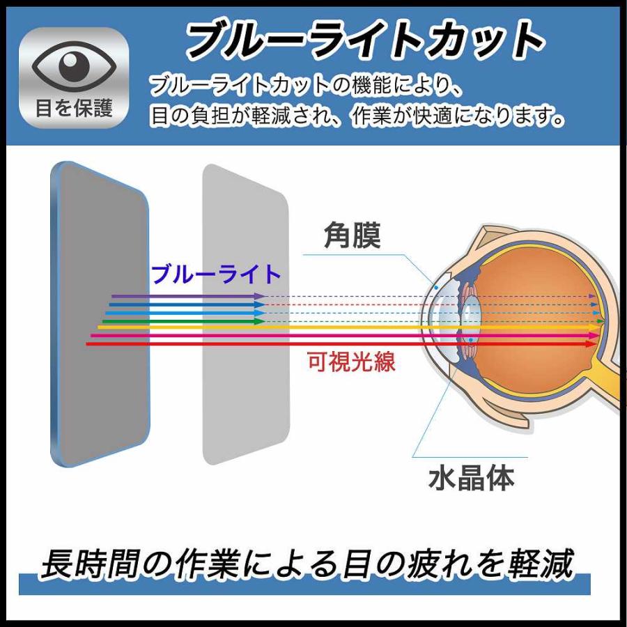 sony ウォークマン NW-ZX500シリーズ 向けの 保護フィルム 反射低減 ブルーライトカット フィルム 日本製｜lifeinnotech1｜02