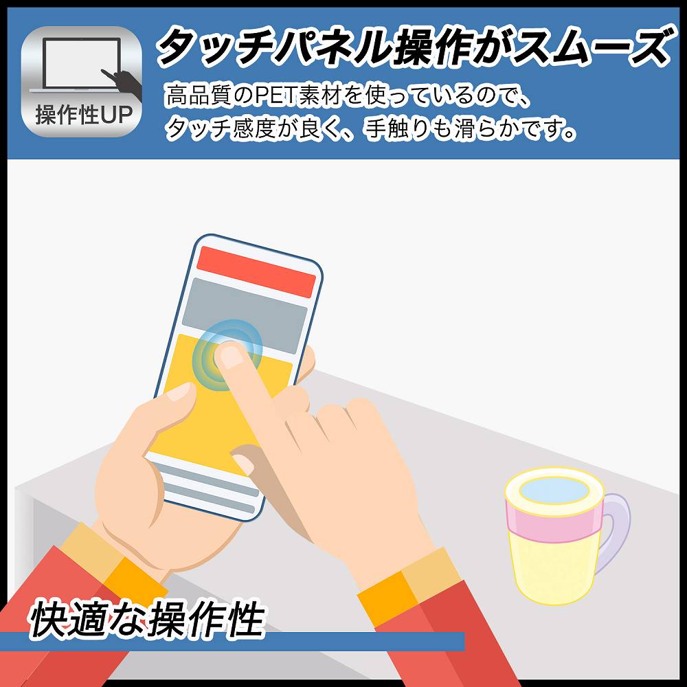 CUBOT Pocket 3 向けの フィルム 反射低減 液晶 保護フィルム 日本製｜lifeinnotech1｜02