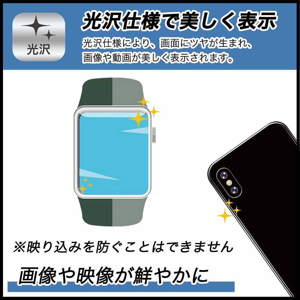 Xiaomi Smart Band 8 Pro 用 ガラスフィルム (極薄ファイバー) 保護フィルム  9H高硬度 光沢仕様 日本製｜lifeinnotech1｜03