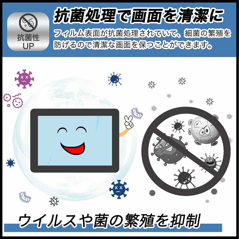 Plimpton PlimPad Kids 10 向けの フィルム 高透過率 液晶 保護フィルム 日本製｜lifeinnotech1｜06
