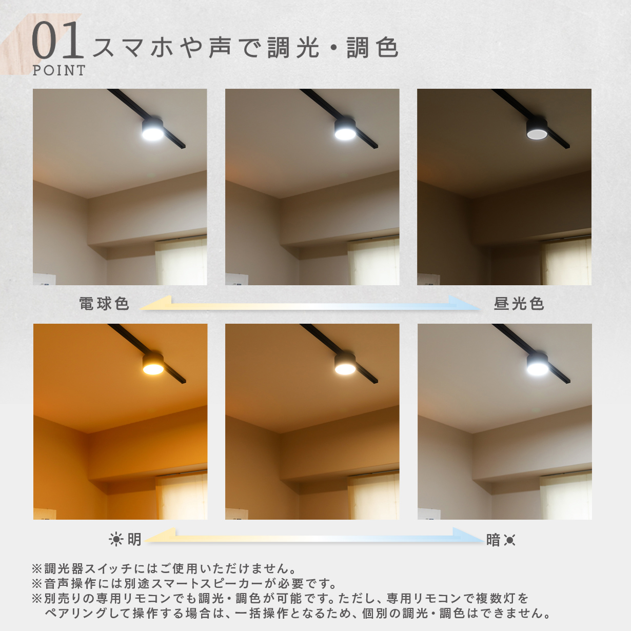 ダクトレール用 LED照明器具 5個セット おしゃれ 和室 洋室 引掛け