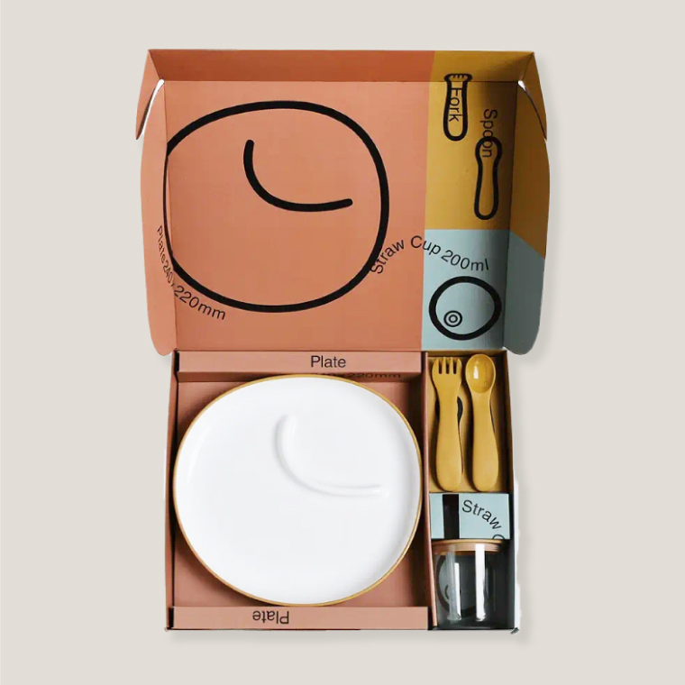 KINTO BONBO 4pcs 子供食器セット キントー ボンボ おしゃれ ベビー食器セット ブランド 割れにくい 北欧 BPAフリー 離乳食 出産祝い お食い初め 男の子 女の子 | KINTO | 04