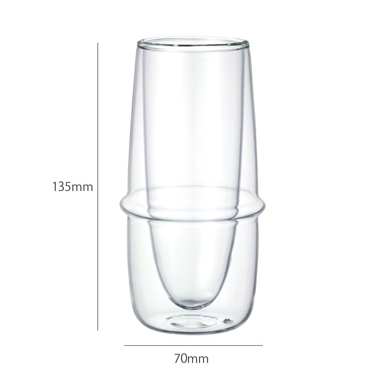 2個セット KINTO シャンパングラス ペアグラス キントー KRONOS ダブルウォール 160ml ギフト プレゼント 贈り物 おしゃれ 割れにくい 保冷 コップ 結露しない | KINTO | 02