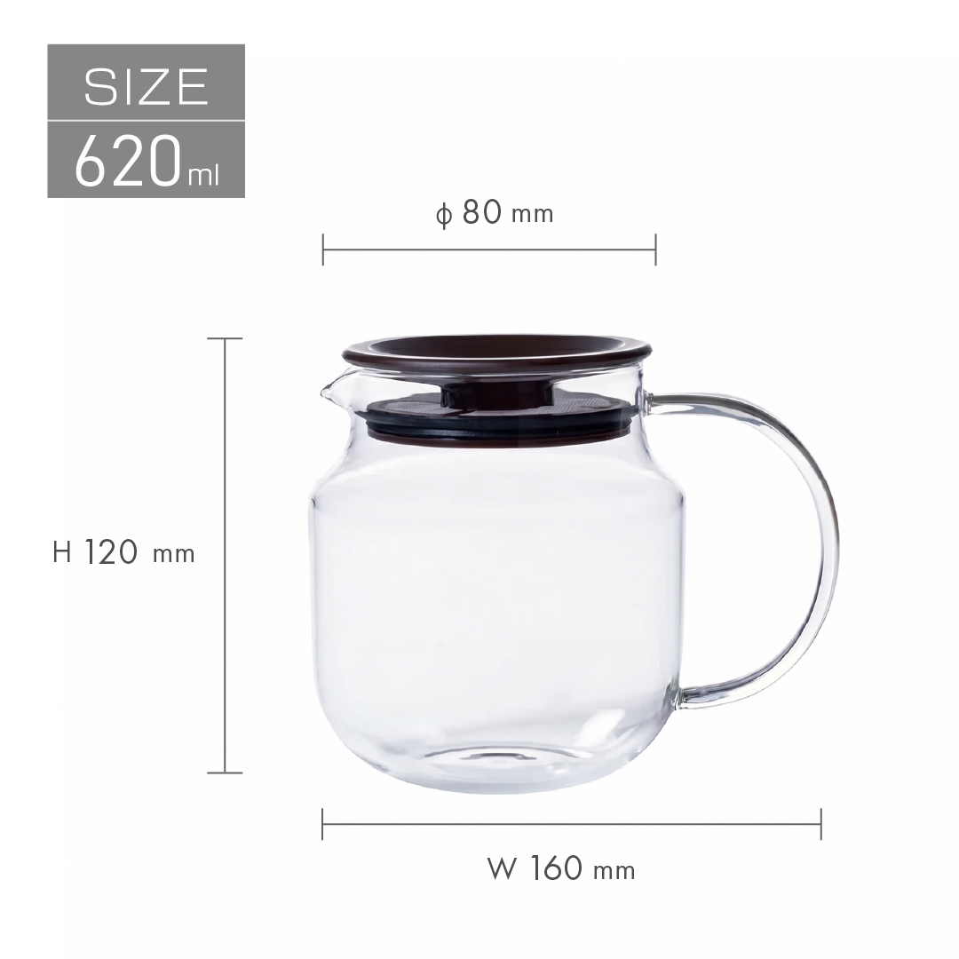 KINTO（キントー） ワンタッチティーポット 620ml 耐熱ガラスポット