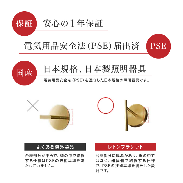EdisonBulb ブラケットライト 真鍮 ポルカ レトンブラケット ショート