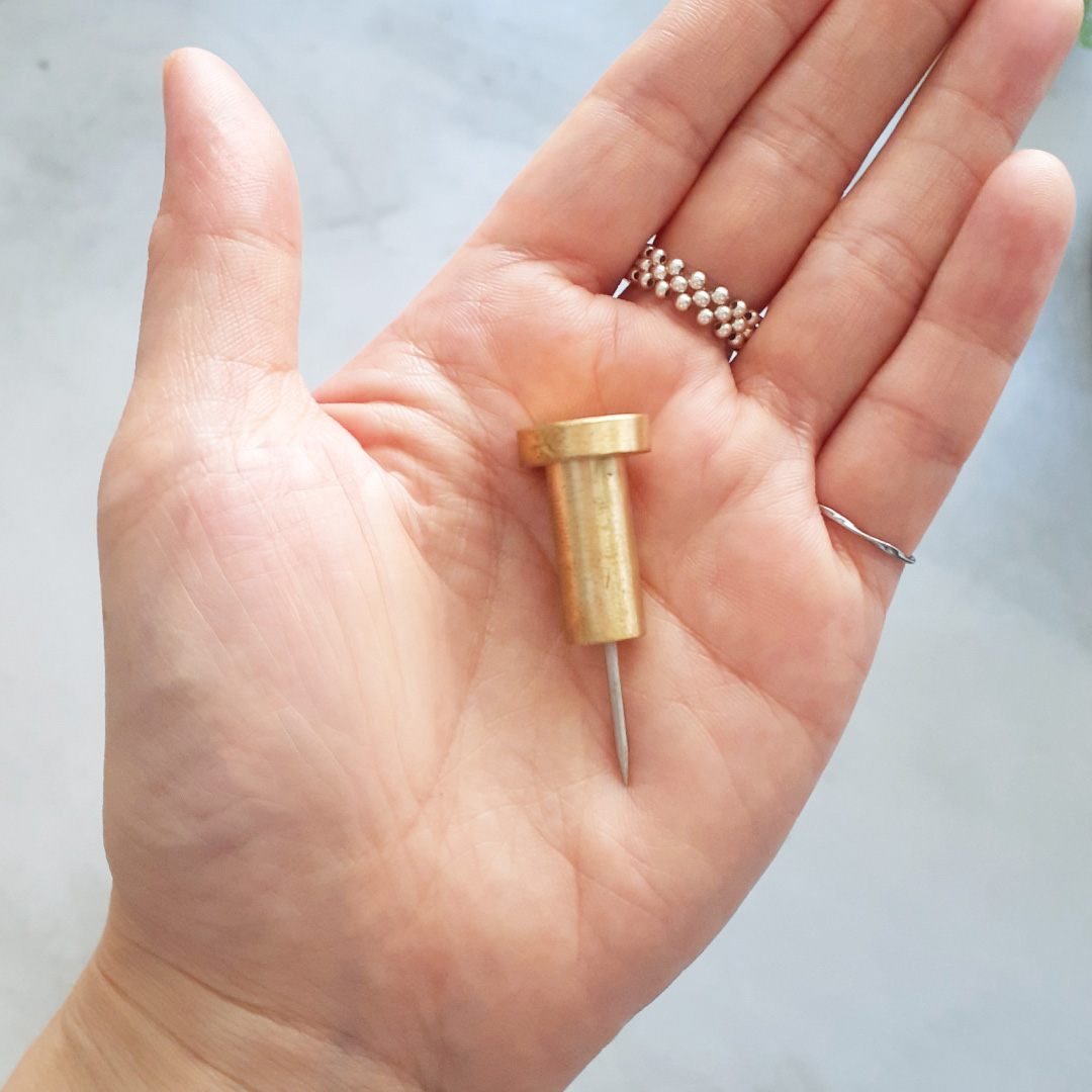BRASS ウォール ピンフック 押しピン 画鋲 真鍮 おしゃれ 壁掛け
