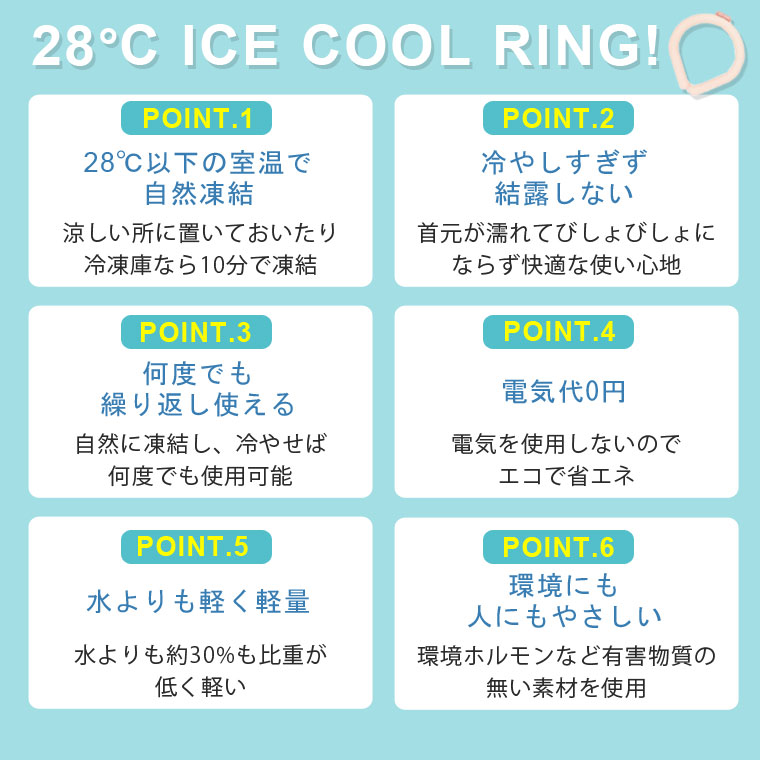 SUO クールリング for dogs 正規販売店 2024モデル 犬用 28℃ ICE COOL RING SSサイズ ボタン付き バンド アイスリング 冷感 暑さ 熱中症対策 ペット用 グッズ｜lifeis-y｜12