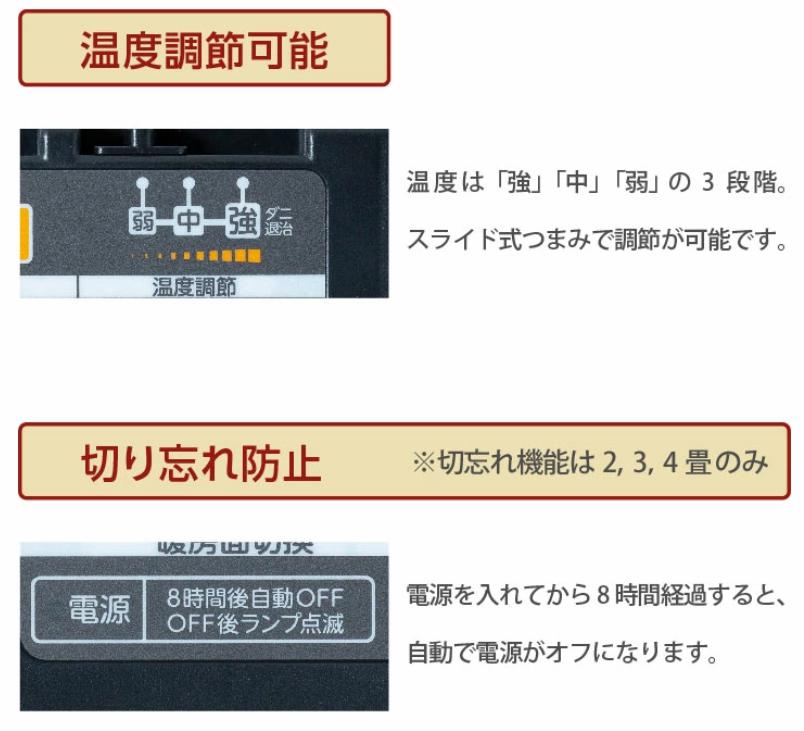 ホットカーペット対応ラグ