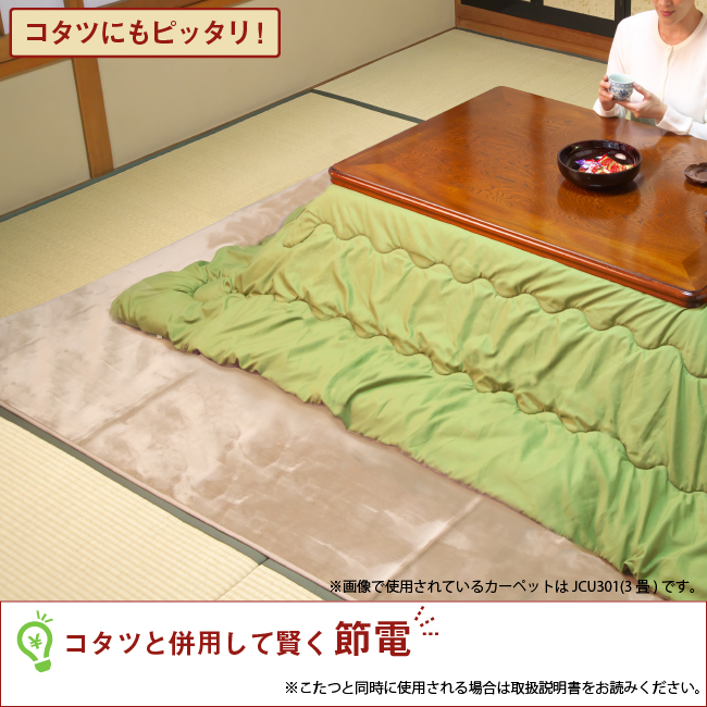 ライフジョイ ホットカーペット 電気カーペット 本体 2.5畳